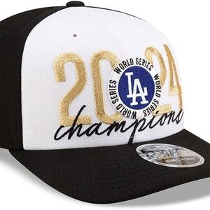 New Era Black 9TWENTY Cap Dodgers 2024 World Series Championship hat